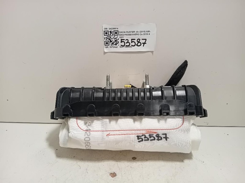 Air-bag Passeggero 34239914 Dacia Duster II 2018