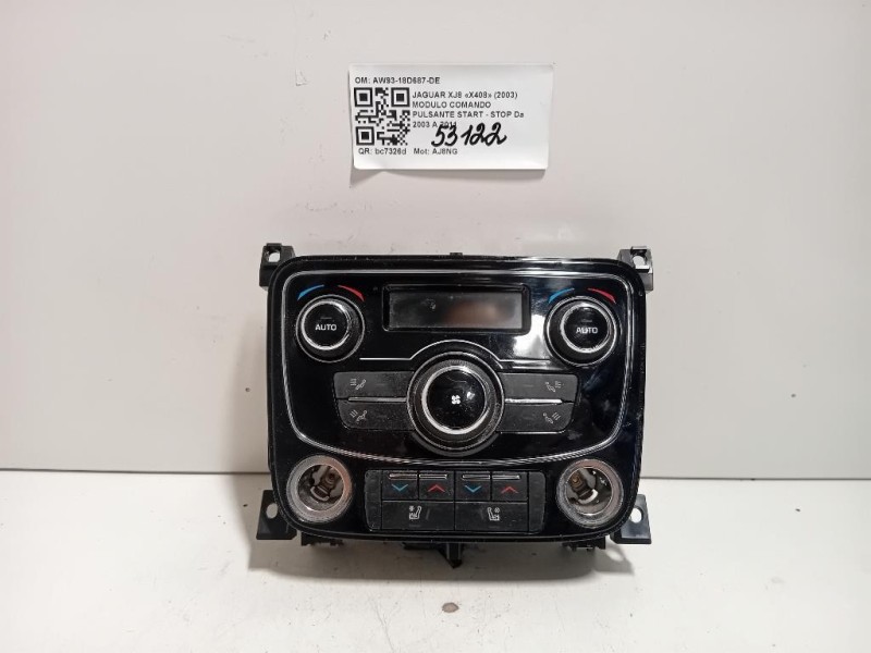 Modulo Comando Pulsante Start - STOP AW93-18D687-DE Jaguar XJ8 X408 2003