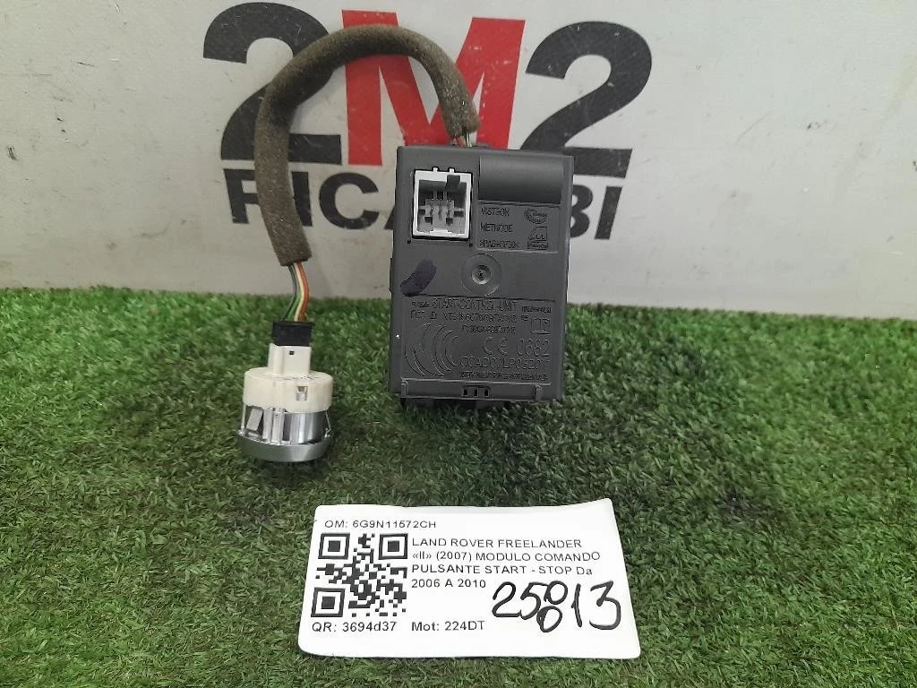 Modulo Comando Pulsante Start - STOP 6G9N11572CH Land Rover Freelander II 2007