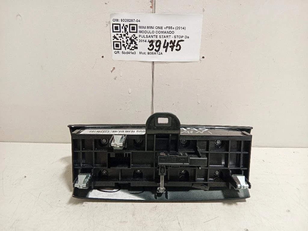 Modulo Comando Pulsante Start - STOP 9328287-04 Mini MINI ONE F55 2014