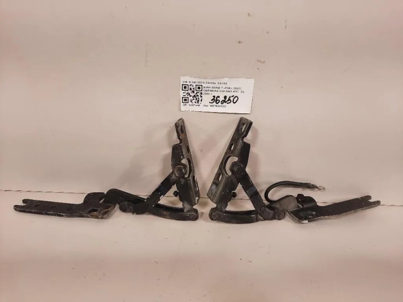 Cerniera Cofano ANT 8 240 3338 240334 DX+SX Bmw Serie 7 E66 2003