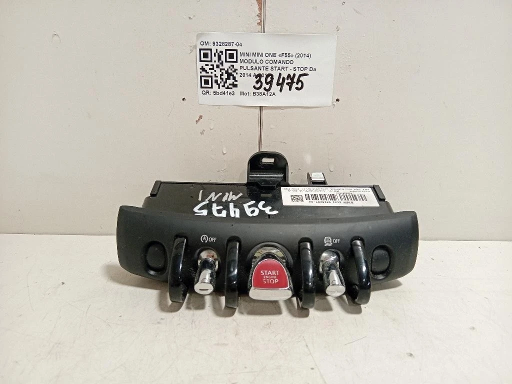 Modulo Comando Pulsante Start - STOP 9328287-04 Mini MINI ONE F55 2014
