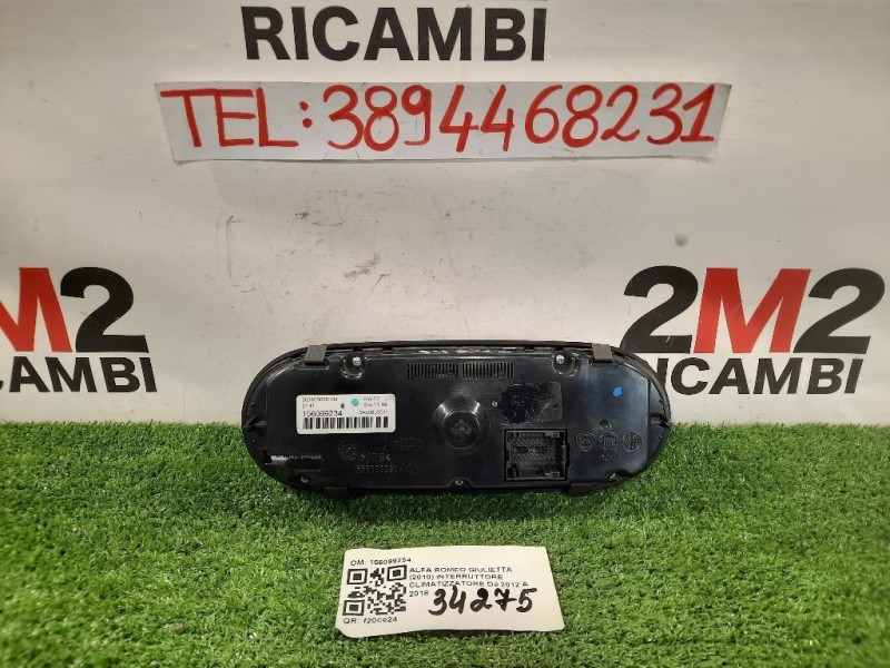 Modulo Comando Riscaldamento Clima 156099234 Alfa Romeo Giulietta 2010