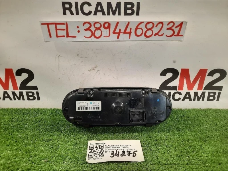 Modulo Comando Riscaldamento Clima 156099234 Alfa Romeo Giulietta 2010