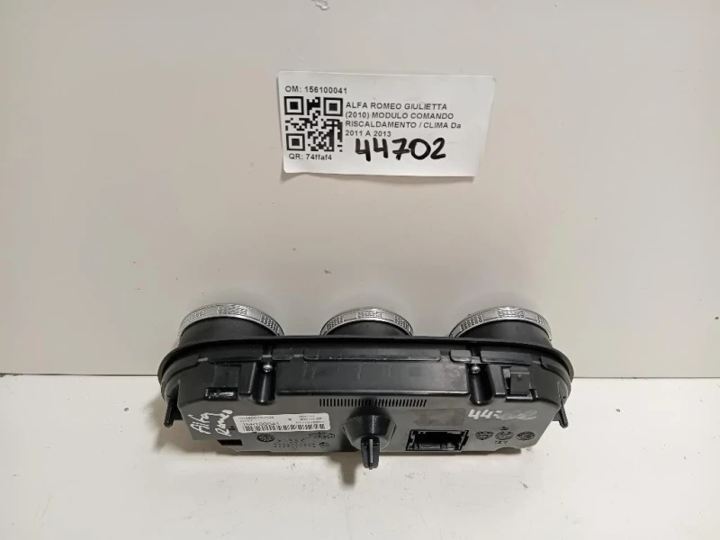 Modulo Comando Riscaldamento Clima 156100041 Alfa Romeo Giulietta 2010