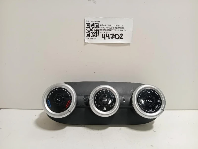 Modulo Comando Riscaldamento Clima 156100041 Alfa Romeo Giulietta 2010