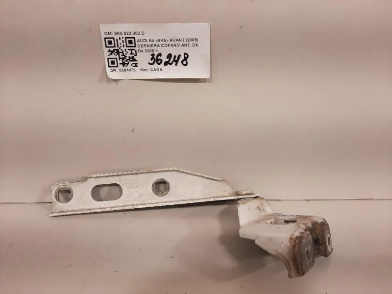 Cerniera Cofano ANT DX 8K0 823 302 D Audi A4 8K5 Avant 2008