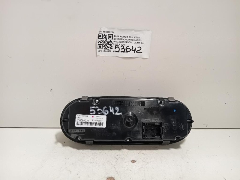 Modulo Comando Riscaldamento Clima 156099234 Alfa Romeo Giulietta 2013