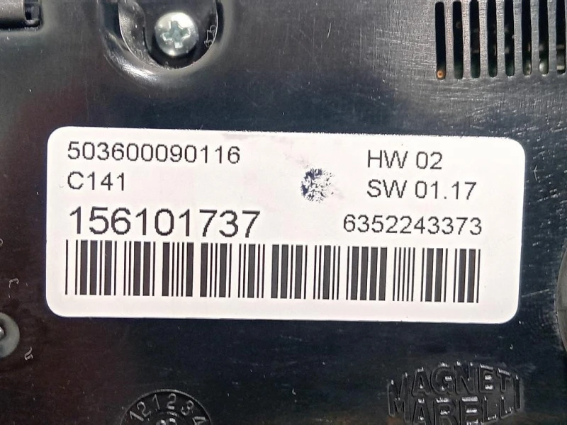 Modulo Comando Riscaldamento Clima 156101737 Alfa Romeo Giulietta 2013