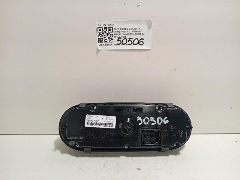 Modulo Comando Riscaldamento Clima 156101737 Alfa Romeo Giulietta 2013