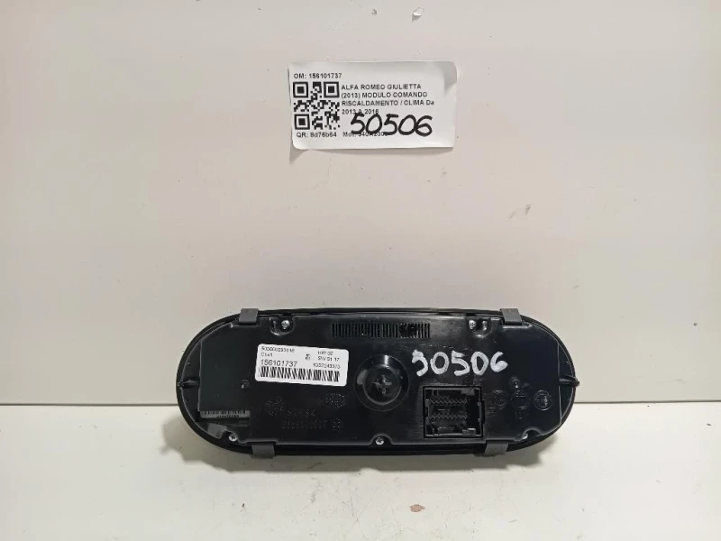 Modulo Comando Riscaldamento Clima 156101737 Alfa Romeo Giulietta 2013