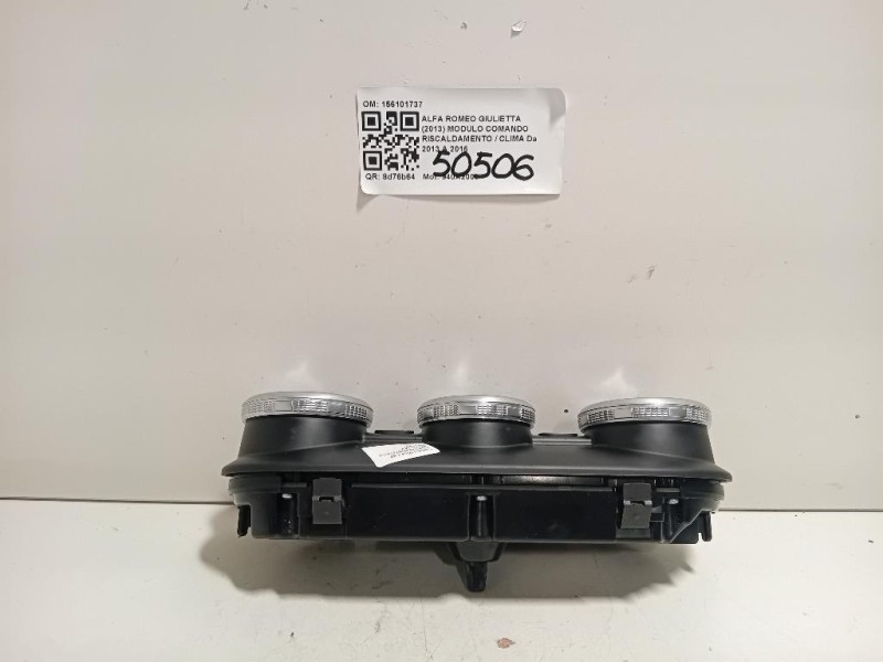 Modulo Comando Riscaldamento Clima 156101737 Alfa Romeo Giulietta 2013