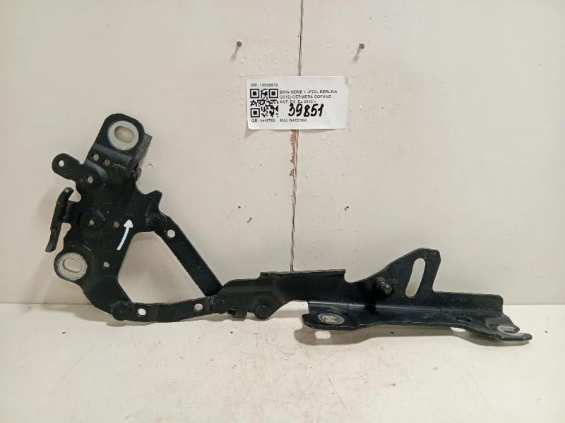 Cerniera Cofano ANT DX 13989610 Bmw Serie 1 F20 Berlina 2012
