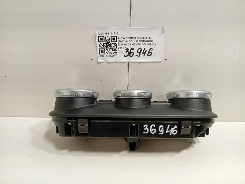 Modulo Comando Riscaldamento Clima 156101737 5556000902 Alfa Romeo Giulietta 2013