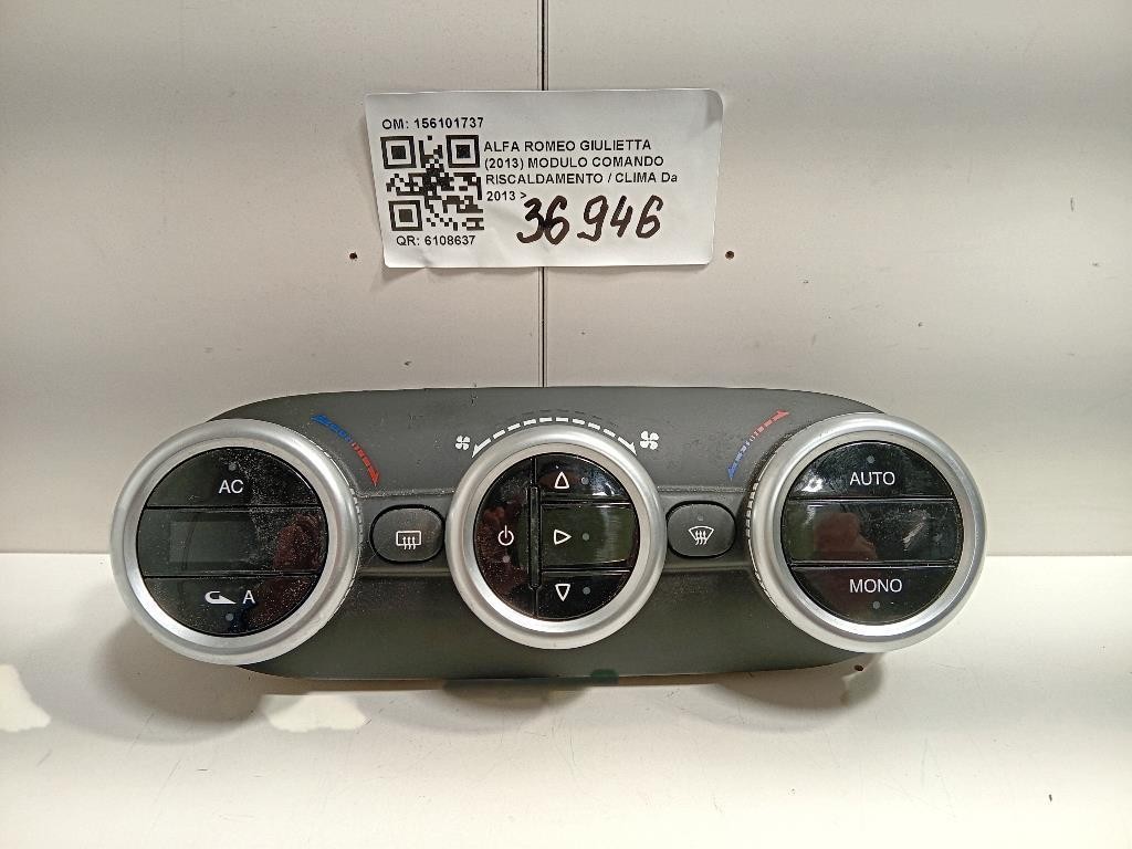 Modulo Comando Riscaldamento Clima 156101737 5556000902 Alfa Romeo Giulietta 2013