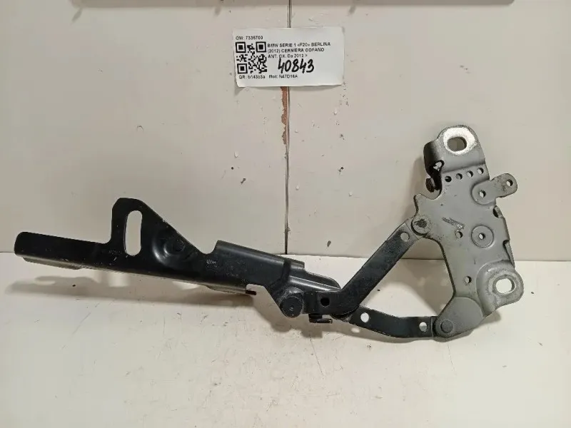 Cerniera Cofano ANT DX 7336700 Bmw Serie 1 F20 Berlina 2012