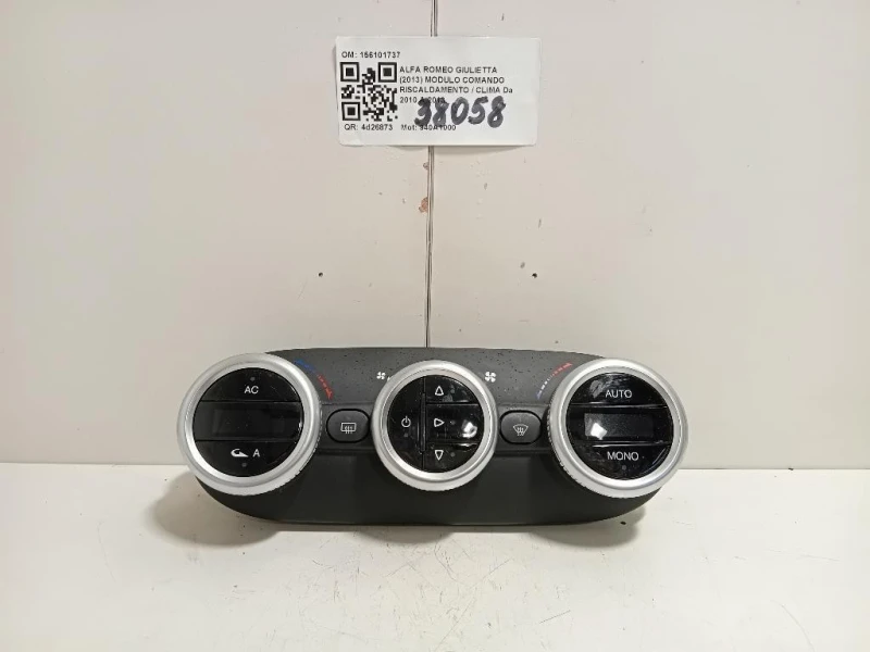 Modulo Comando Riscaldamento Clima 156101737 Alfa Romeo Giulietta 2013