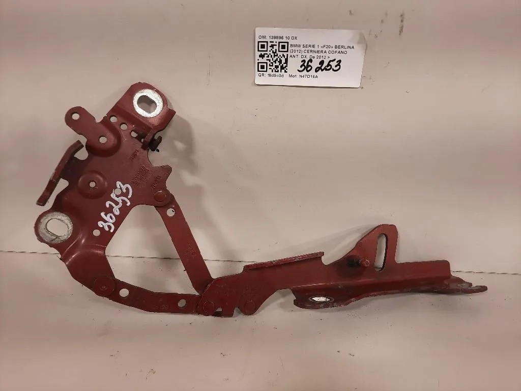 Cerniera Cofano ANT DX 139896 10 DX Bmw Serie 1 F20 Berlina 2012