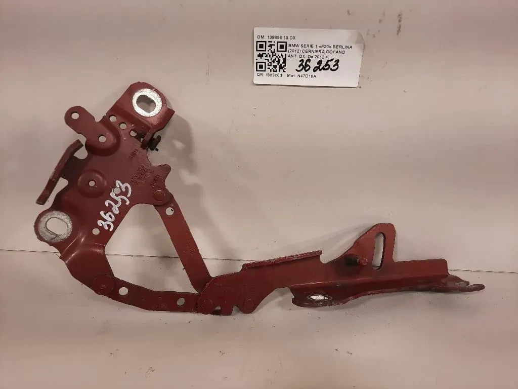 Cerniera Cofano ANT DX 139896 10 DX Bmw Serie 1 F20 Berlina 2012
