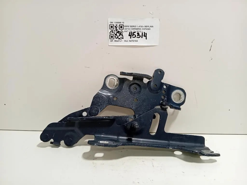 Cerniera Cofano ANT DX 139896-10 Bmw Serie 1 F20 Berlina 2012