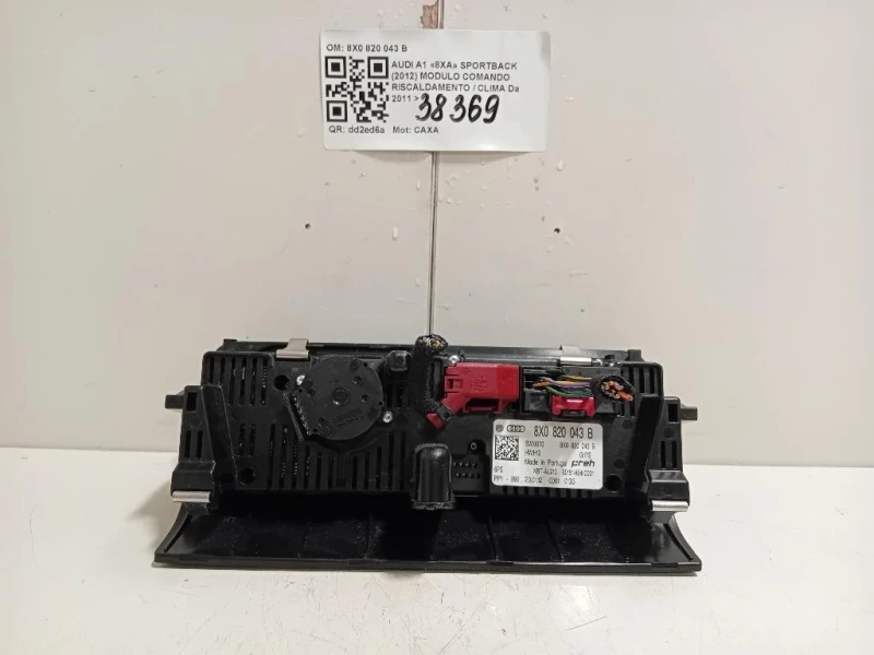 Modulo Comando Riscaldamento Clima 8X0820043B Audi A1 8XA Sportback 2012