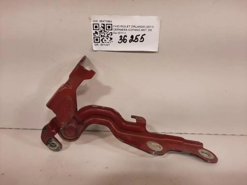 Cerniera Cofano ANT DX 95470964 Chevrolet Orlando 2011