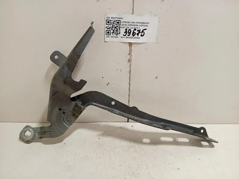 Cerniera Cofano ANT DX 9820730680 Citroen DS3 Crossback 2018