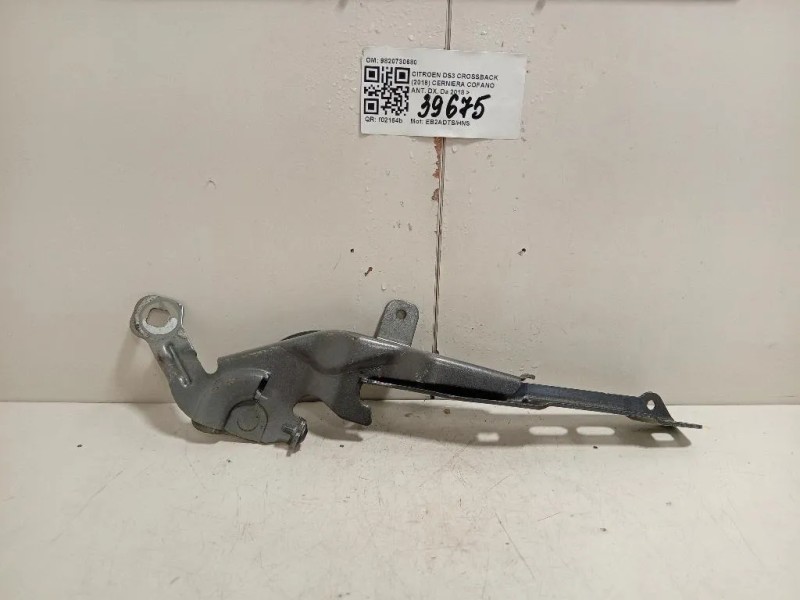Cerniera Cofano ANT DX 9820730680 Citroen DS3 Crossback 2018