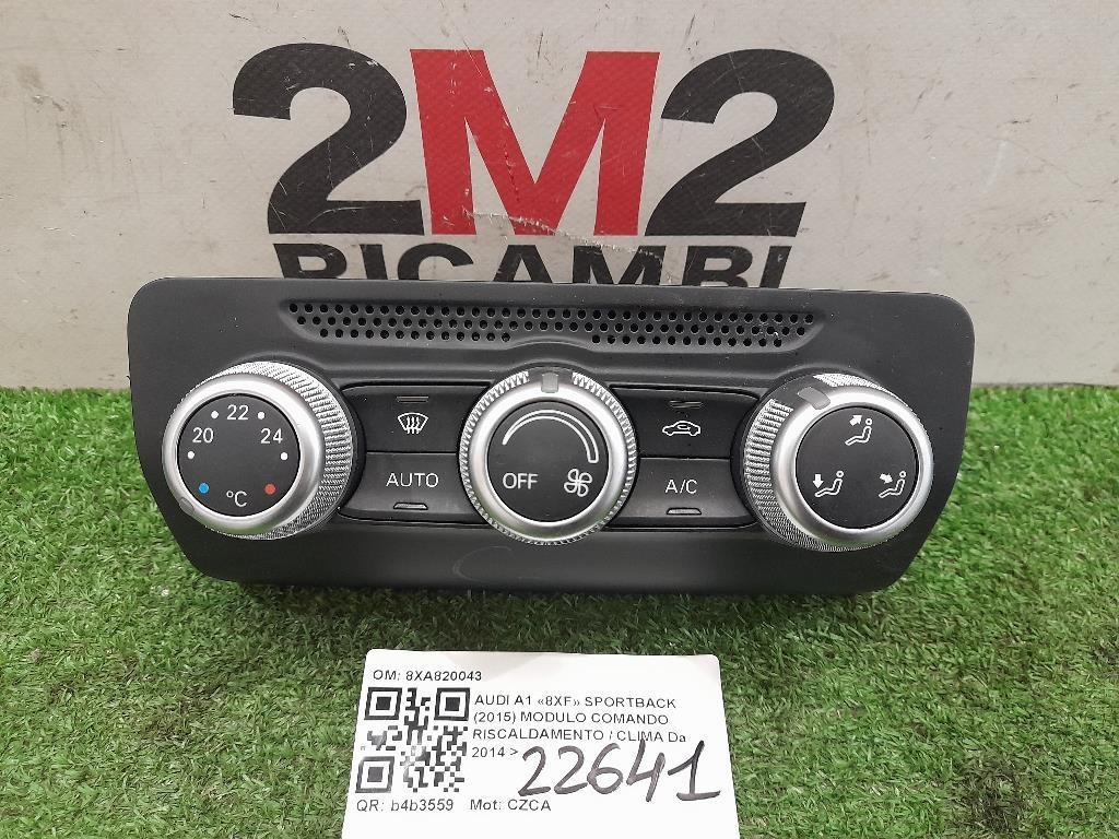 Modulo Comando Riscaldamento Clima 8XA820043 Audi A1 8XF Sportback 2015