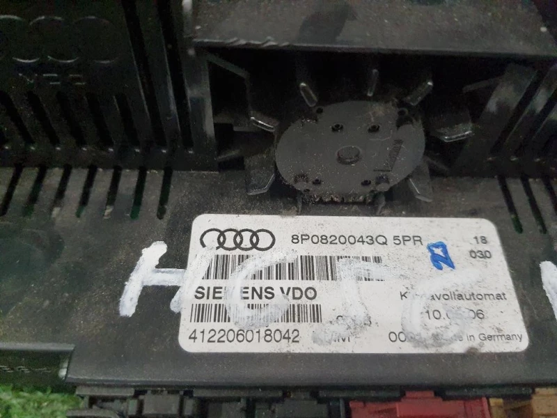 Modulo Comando Riscaldamento Clima 8P0820043Q Audi A3 8P1 2004