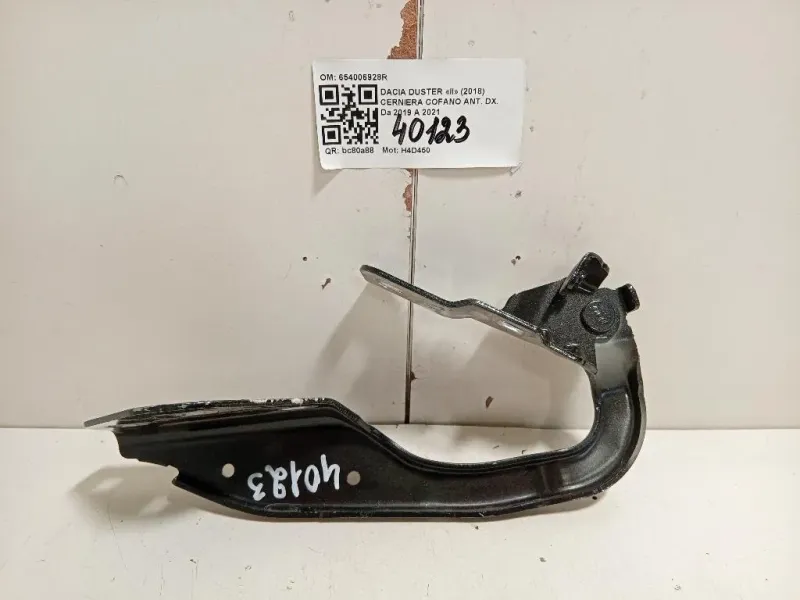 Cerniera Cofano ANT DX 654006928R Dacia Duster II 2018