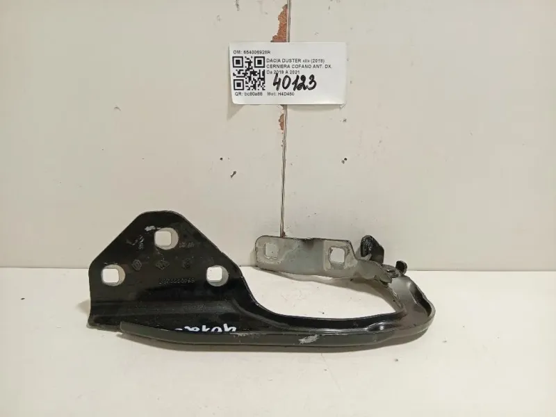 Cerniera Cofano ANT DX 654006928R Dacia Duster II 2018