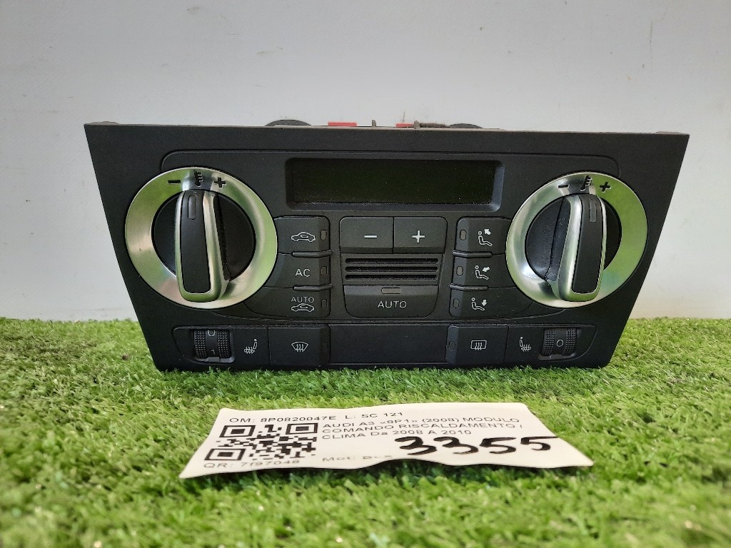 Modulo Comando Riscaldamento Clima 8P0820047E Audi A3 8P1 2008