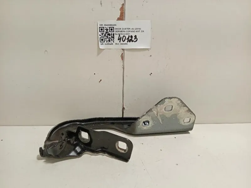 Cerniera Cofano ANT DX 654006928R Dacia Duster II 2018