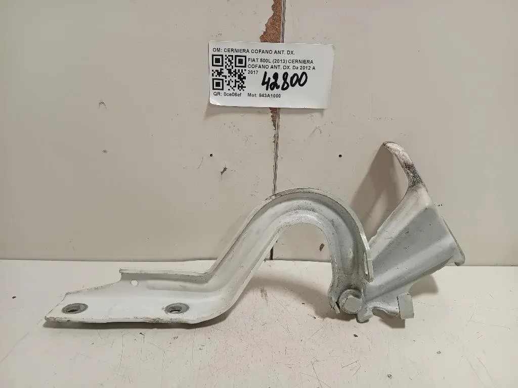 Cerniera Cofano ANT DX 51883029 Fiat 500L 2013
