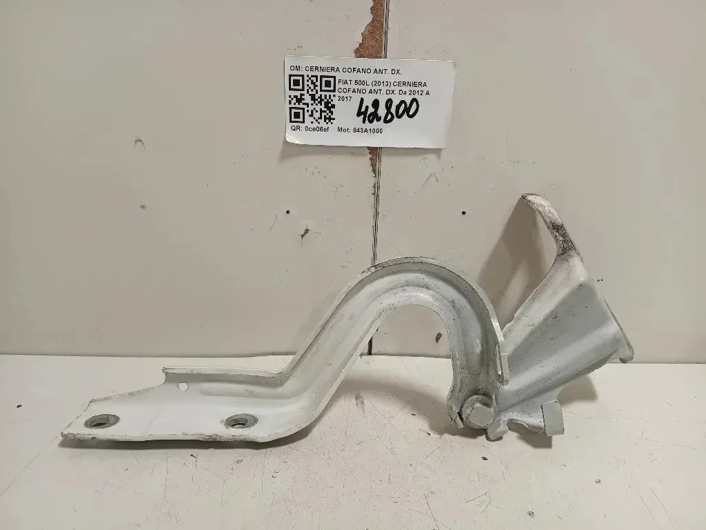 Cerniera Cofano ANT DX 51883029 Fiat 500L 2013