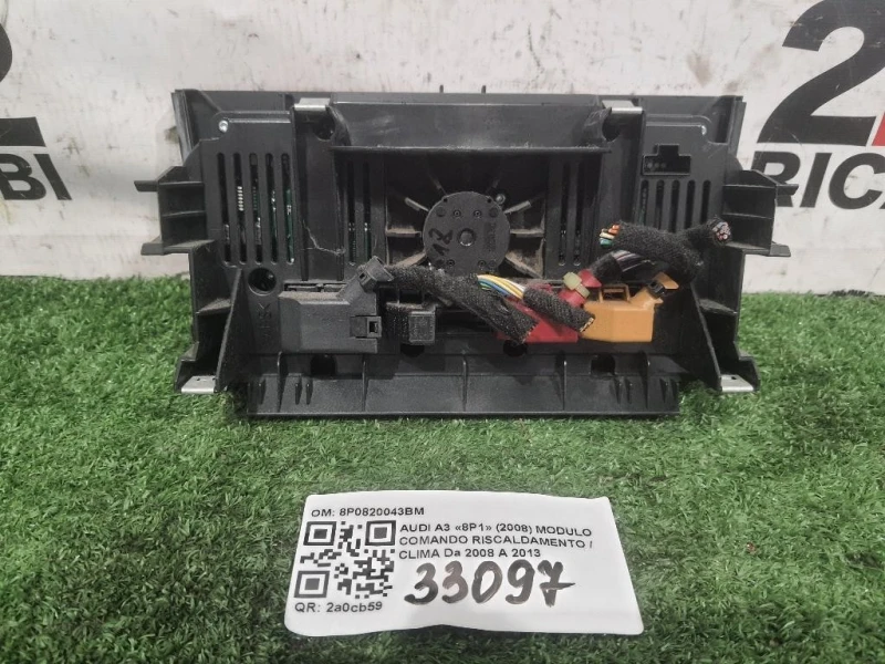 Modulo Comando Riscaldamento Clima 8P0820043BM Audi A3 8P1 2008
