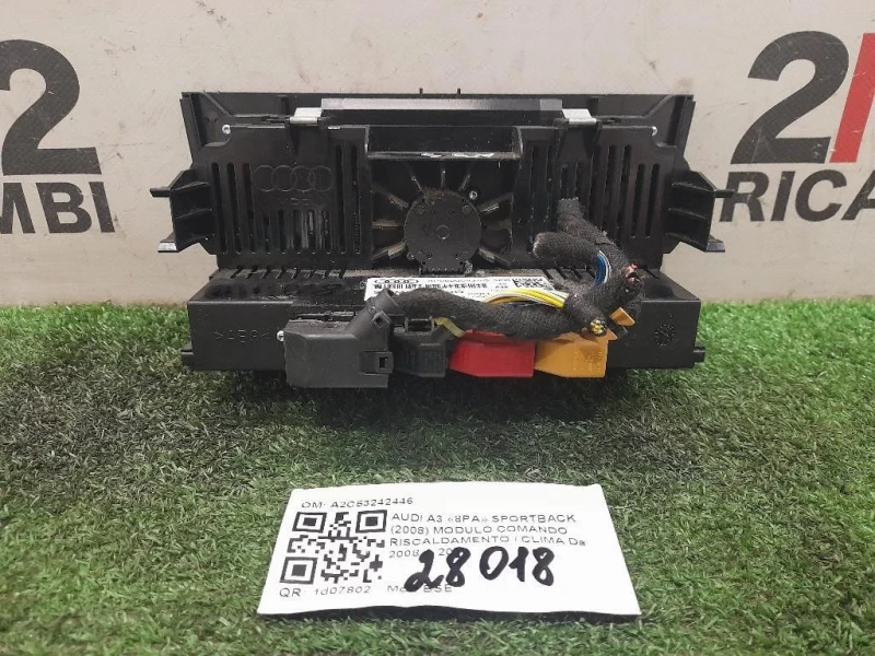 Modulo Comando Riscaldamento Clima A2C53242446 Audi A3 8PA Sportback 2008