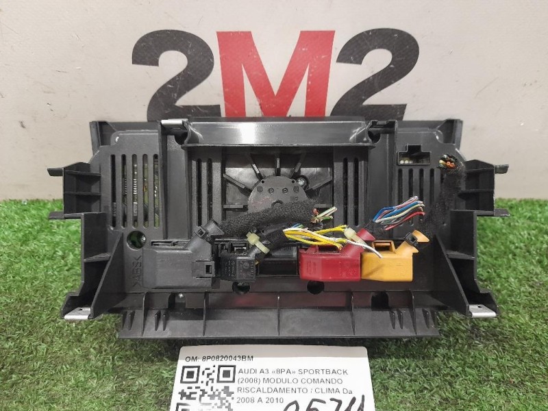 Modulo Comando Riscaldamento Clima 8P0820043BM Audi A3 8PA Sportback 2008