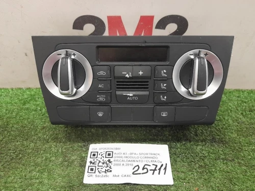 Modulo Comando Riscaldamento Clima 8P0820043BM Audi A3 8PA Sportback 2008