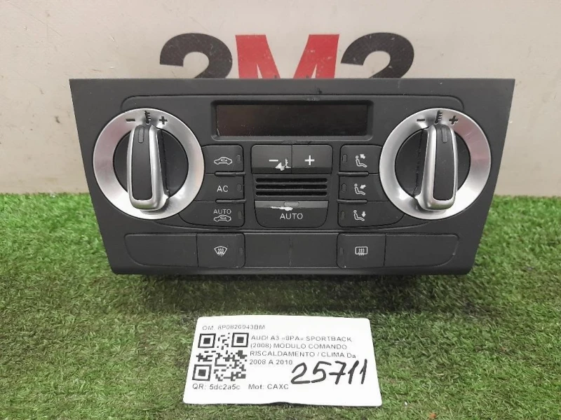 Modulo Comando Riscaldamento Clima 8P0820043BM Audi A3 8PA Sportback 2008