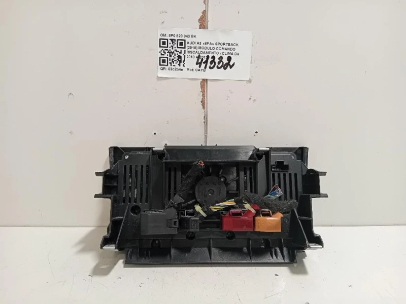 Modulo Comando Riscaldamento Clima 8P0820043BK Audi A3 8PA Sportback 2010