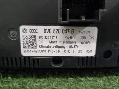 Modulo Comando Riscaldamento Clima 8V0820047B Audi A3 8V1 2012