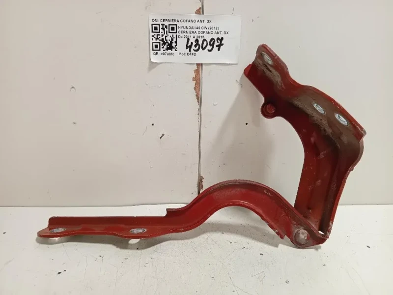 Cerniera Cofano ANT DX CERNIERA COFANO ANT DX Hyundai I40 CW 2012