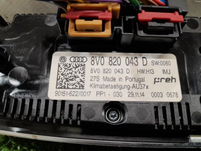 Modulo Comando Riscaldamento Clima 8V0820043D Audi A3 8VA Sportback 2012