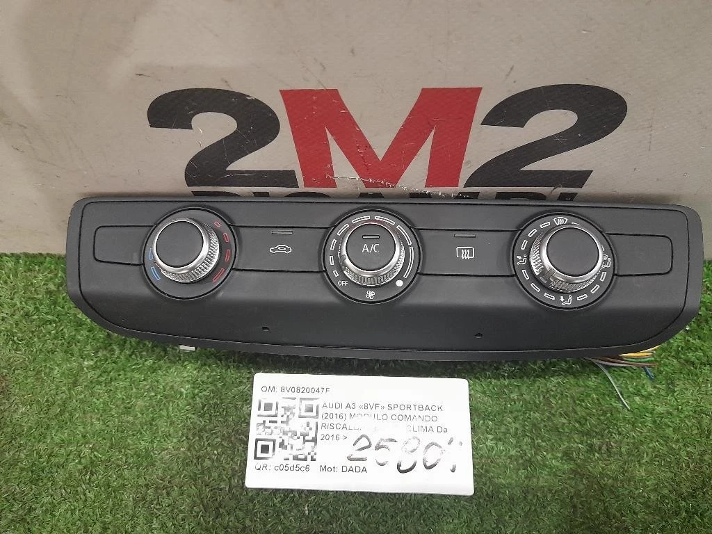 Modulo Comando Riscaldamento Clima 8V0820047F Audi A3 8VF Sportback 2016