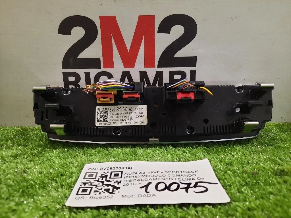 Modulo Comando Riscaldamento Clima 8V0820043AE Audi A3 8VF Sportback 2016