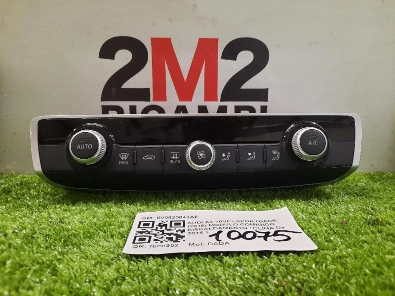 Modulo Comando Riscaldamento Clima 8V0820043AE Audi A3 8VF Sportback 2016