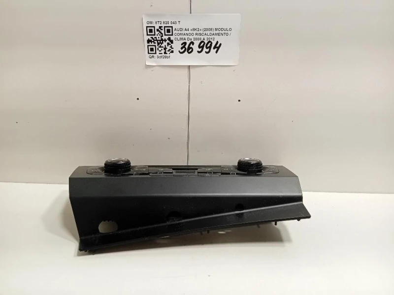 Modulo Comando Riscaldamento Clima 8T2 820 043 T Audi A4 8K2 2008