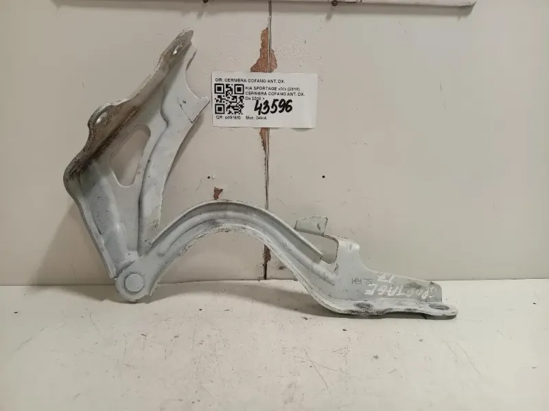 Cerniera Cofano ANT DX CERNIERA COFANO ANT DX Kia Sportage IV 2018
